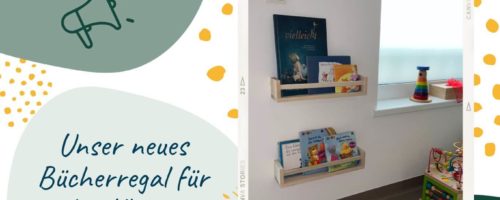 Neue Bücherregale für die Kleinen im Familienzentrum