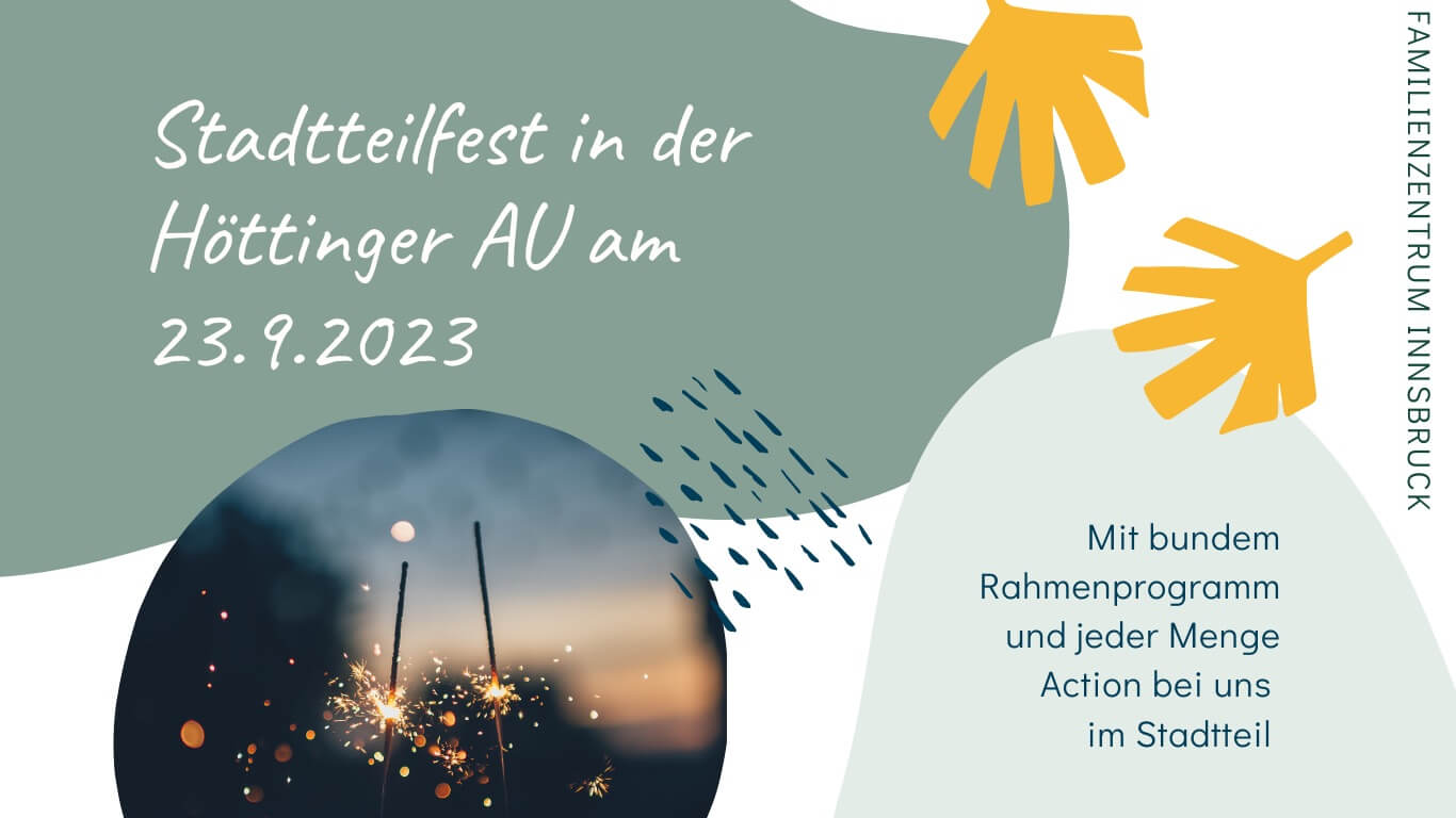 Stadtteilfest in der Höttinger Au im September 2023