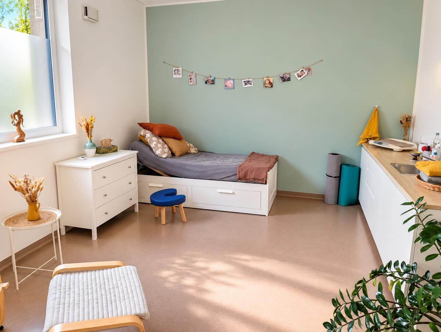 Hebammenraum im Familienzentrum Innsbruck